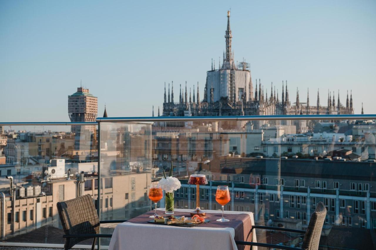 Hotel Palazzo Matteotti, The Dedica Anthology, Autograph Collection Mailand Exterior foto View from the Sky Bar