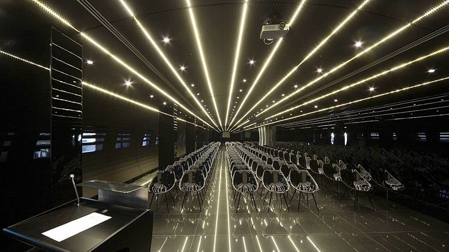 Hotel Palazzo Matteotti, The Dedica Anthology, Autograph Collection Mailand Exterior foto The interior of the conference centre